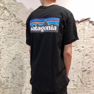 Patagonia P-6 logo 21新款 情侶款 山景 短袖 經典前小後大 短袖 T恤 現貨 T-Shirt