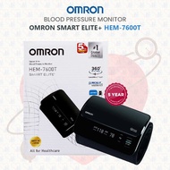 *Authorised SG Dealer* OMRON HEM 7600T Smart Elite+ Blood Pressure Monitor BPM Local 5yr WARRANTY Omron Healthcare