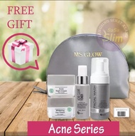 Paket Perawatan Wajah Ms Glow Acne / Ms Glow Jerawat Bruntusan
