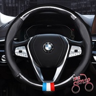 Sense神速 BMW MINI COOPER碳纖維透氣方向盤套 3色黑