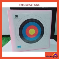Archery Target Butt Fabricated PE Foam 2.2 PCF + Free JVD WA Target Face