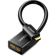 "UGREEN 4K@60Hz Micro HDMI to HDMI Adapter Cable, Support HDR, ARC, 3D with  Golden Plated Micro HDMI Male to HDMI Femal
