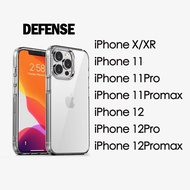 DEFENSE เคสใสกันกระแทก iPhone 12 Pro Maxiphone 12iphone 11 pro max11XRX ของแท้ ไม่เหลือง คุณภาพดี