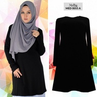 ○▼ Tshirt Muslimah Baju Muslimah Madeena Serap Peluh Ironless Friendly Murah Tshirt Muslimah Plus Size Baju Muslimah Plain