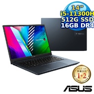【防疫新生活】ASUS VivoBook Pro K3400PH-0478B11300H 午夜藍(i5-11300H/16G/512GB SSD/GTX 1650 4G/14OLED/W11)