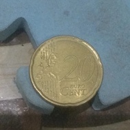 uang koin euro 20 cent 2014