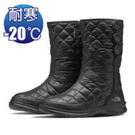 【美國 The North Face】女 拉鍊款防水防滑中筒保暖雪靴_雪鞋/內層ThermoBall 蓄熱透氣/2T5K-H31 黑 V