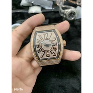 Film Franck Muller FM French Muller Vanguard V45 rose gold star diamond watches men's watch automatic mechanical watch