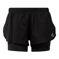 Reebok 女 2-IN-1 運動短褲