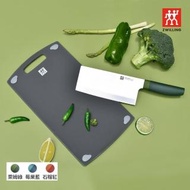 【ZWILLING 德國雙人】Now S中式片刀18cm+雙面抗菌砧板36cmx20cm