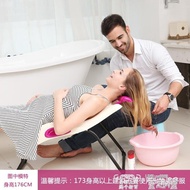 兒童洗頭椅 孕婦洗頭椅老人洗頭躺椅兒童洗頭床家用成人洗頭椅可摺疊 全館八五折