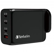 Verbatim 4 Port 200W PD 3.0 &amp; QC 3.0 GaN 充電器 (66703)