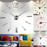 LAA7-Creative Simple Modern 3D Mirror Wall Clock Sticker DIY Wallpaper Decoration