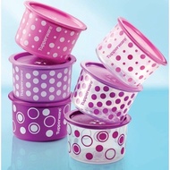 Tupperware Polka Pearls One Touch Topper 600ml set (6 pc)