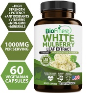 Biofinest White Mulberry Leaf Extract  - Supplement  (60 vegetarian capsules)