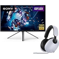 Sony 27-Inch INZONE M9 4K HDR 144Hz Gaming Monitor (SDM-U27M90) Bundle INZONE H9 Wireless Noise Canceling Gaming Headset with 360 Spatial Sound (WH-GH900N) (2 Items)