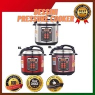 DESSINI Pressure Cooker 6L 8L 20 Button – Multifunctional Electric Cooker