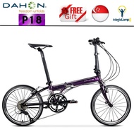 Ready Stock - Dahon P18 - KAC083 - 20 Inch Folding Bike - 18 Speed - 4 Colours - Magiclamp 123