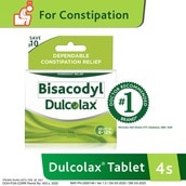 DULCOLAX Tablet 5mg 4s Pack X 1s