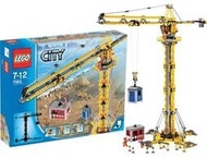 【千代】LEGO CITY 7905 樂高積木玩具 城市系列大型起重機塔吊 絕版收藏