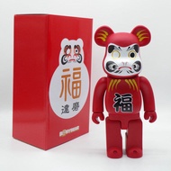 NEW bearbrick violent bear building blocks bear cute rabbit Daruma blessing bear hand-made model decoration gift