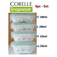 Corelle snapware airtight storage ( 200ml/ 325ml/ 4pc Set)