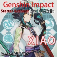 Genshin Impact Account Xiao Asia/Eropa/Amerika Ganyu Encer C Childe Keqing Qiqi Mona Venti 5 Star Starter Account