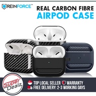 ReinForce™ | Real Carbon Fibre | Airpod Case Cover | Tough Armor Case | AirPod Pro | AirPod 2
