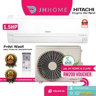 Hitachi 1.5HP R32 Standard Inverter Air Conditioner RAS-XH13CKM / RAC-XH13CKM | Air Cond | Aircond