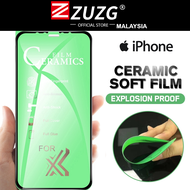 12 12 PRO / 12 PRO MAX / 12 MINI / 11 / 11 PRO / 11 PRO MAX / X XS / XS MAX / XR Ceramic Clear Screen Protector ZUZG