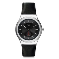 【SWATCH】51號星球機械錶 PETITE SECONDE BLACK 小秒針-黑色(42mm)