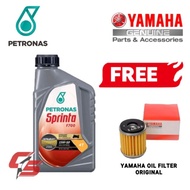 Petronas F700 4T 15w50 SEMI +FREE YAMAHA OIL FILTER ORIGINAL