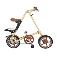 STRiDA 速立達 16吋LT碟剎折疊單車(三角形單車) -奶油色