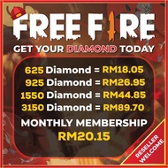 Free Fire Diamond | Instant Topup Diamond Free Fire | (NEW)
