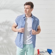 Nautica清新花卉圖騰短袖襯衫