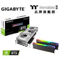【3090組合】技嘉 RTX3090 VISION 24G OC+曜越 16G D4-3200 TOUGHRAM 白(8G*2)*3