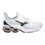 (男) MIZUNO WAVE CREATION 22 WAVEKNIT 慢跑鞋 白黑金