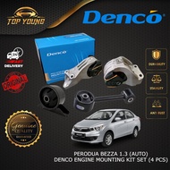 DENCO PERODUA BEZZA 1.3 (AUTO) ENGINE MOUNTING KIT SET 100% ORIGINAL