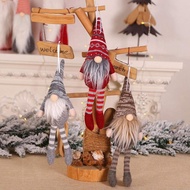 [Idea]Gnome Christmas Ornaments Knitted Toy Ornaments Christmas Tree Ornaments Gift