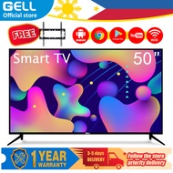 GELL 50 INCH TV Smart TV sale flatscreen  Multiport television(Free bracket)