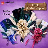 Buket Bunga Kertas BZ Wisuda Murah Flower Bouquet Hadiah Wedding Ulang Tahun Cowok Graduation 2020 2021