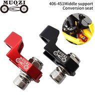 MUQZI Folding Bike C Brake Caliper Extension Seat 20 Inch Frame 406 To 451 Adjustable Adapter Wheel Set Conversion Bracket