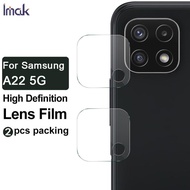 三星 Samsung Galaxy A22 5G --- IMAK (2片裝) 高清 鏡頭貼 純玻璃 硬度玻璃纖維材質 保護膜 Lens Protective Film (2x Pcs)