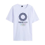 2021新品2020年東京奧運會 TOKYO 文化衫logo印花周邊男女短袖t恤歐美