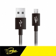 TCSTAR Micro USB PVC彈簧傳輸線1M(TCW-U5100)