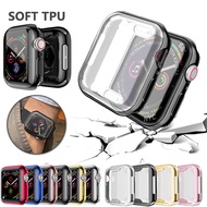 เคสป้องกันหน้าจอTPUแบบนิ่มใสและเคสApple Watch,สำหรับI Watch 5 4 3 2 1 44มม. 40มม. 42มม. 38มม.