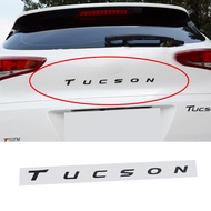 TUCSON Emblem Sticker Rear Trunk Sticker For Hyundai TUCSON Car Styling TUCSON Tail Sticker Hyundai Accessories Black ABS