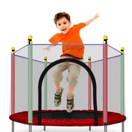 Trampoline TRAMPOLINE TRAMPOLINE Jumping Bed TRAMPOLINE for children jumping play, size 140cm x 122cm, children's exercise TRAMPOLINE.