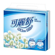可麗舒柔韌 抽取式衛生紙 100抽x10包x4串/箱