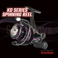 KD Spinning Reel 1000-6000 Fishing Mesin Kekili Pancing Metal Spool Casting Gear Wheel Tackle Finesse Ultralight Laut